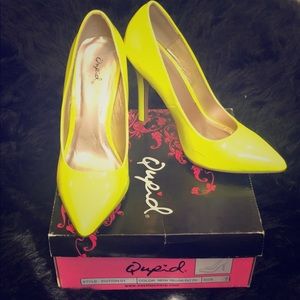 Neon high heels